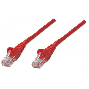 Intellinet Cat6 UTP patch-kaapeli, RJ45, valettu, 1,5 m, punainen 342155