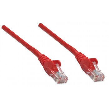 Intellinet Cat6 UTP patch-kaapeli, RJ45, valettu, 1,5 m, punainen 342155