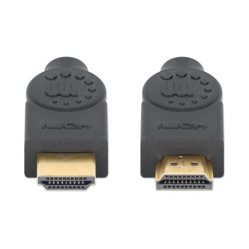 MANHATTAN CL3 4K@60Hz High-Speed-HDMI-kaapeli Ethernetillä uppoasennuksiin, 5 m, musta (356978)