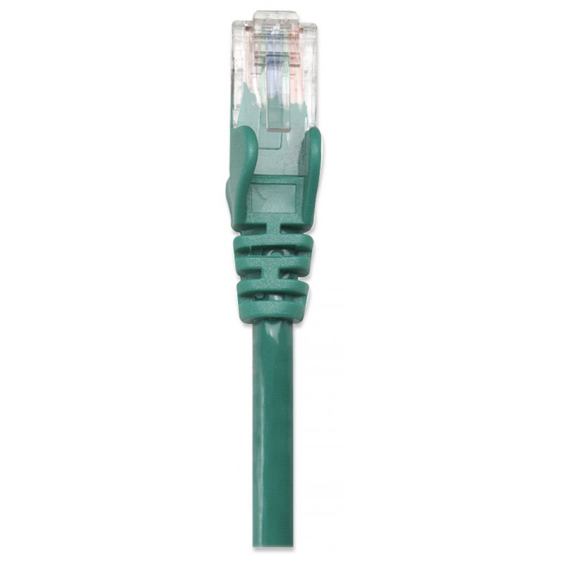 Intellinet Cat6 UTP -verkkokaapeli, 2 x RJ-45, valettu, 15,0 m, vihreä (342537)