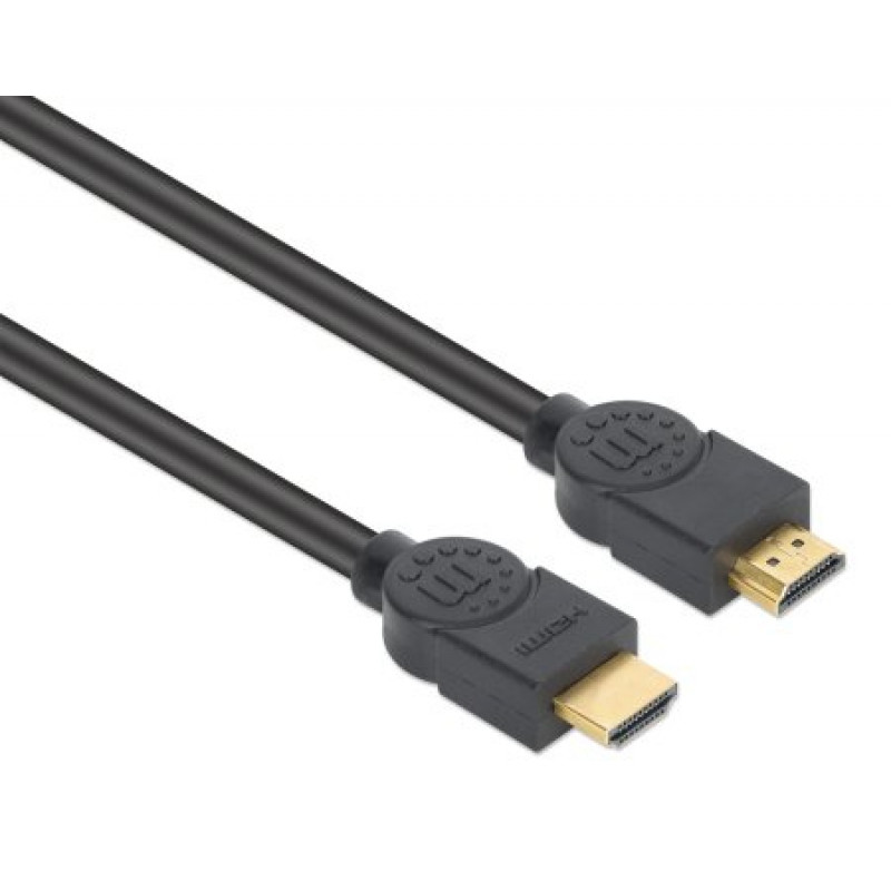 MANHATTAN CL3 4K@60Hz High-Speed-HDMI-kaapeli Ethernetillä uppoasennuksiin, 10 m, musta 356992