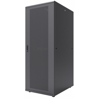 Intellinet 42U 19 tuuman verkkokaappi, musta RAL 9005, 600x1000mm, lukittava lasiovi 713733