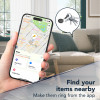 Cellularline TRACY TAG Bluetooth-paikannin Apple Find My -tukeen, valkoinen 60997