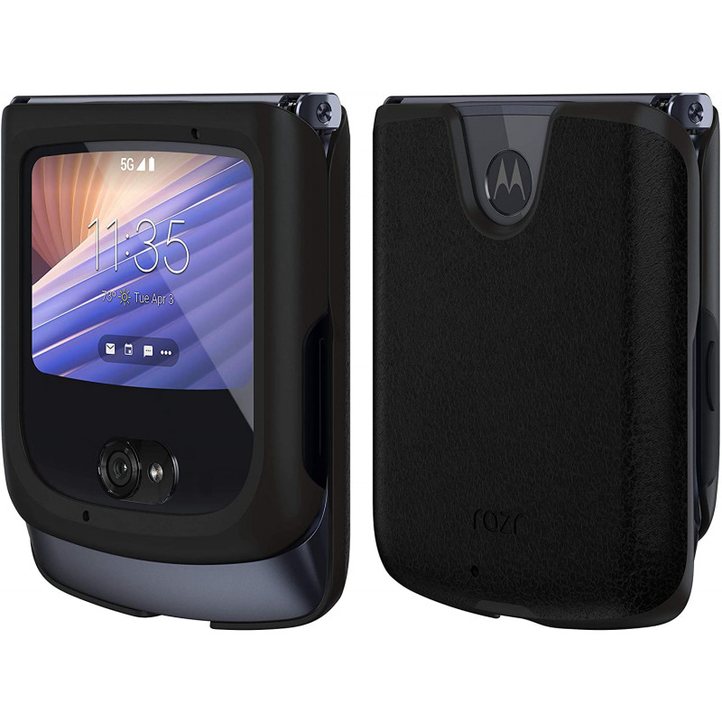 Motorola nahkakotelo musta Motorola RAZR -puhelimelle - PG38C03190