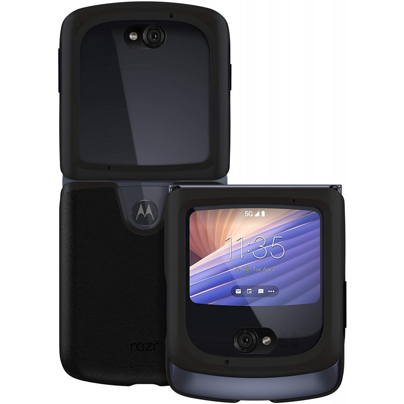 Motorola nahkakotelo musta Motorola RAZR -puhelimelle - PG38C03190