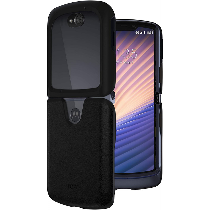 Motorola nahkakotelo musta Motorola RAZR -puhelimelle - PG38C03190