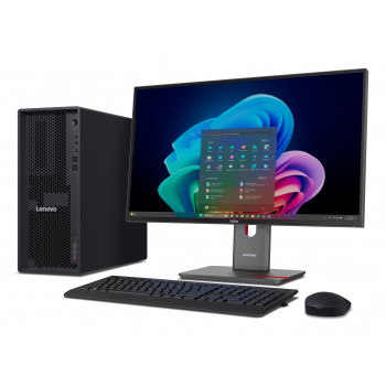 Lenovo ThinkStation P4 30KN0040GE pöytätietokone, AMD Ryzen 5 PRO 9655, 32GB DDR5, 512GB SSD, Windows 11 Pro