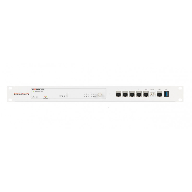 Rackmount.IT RM-FR-T21I suojattu rack-asennussarja FortiGate 50G-sarjalle
