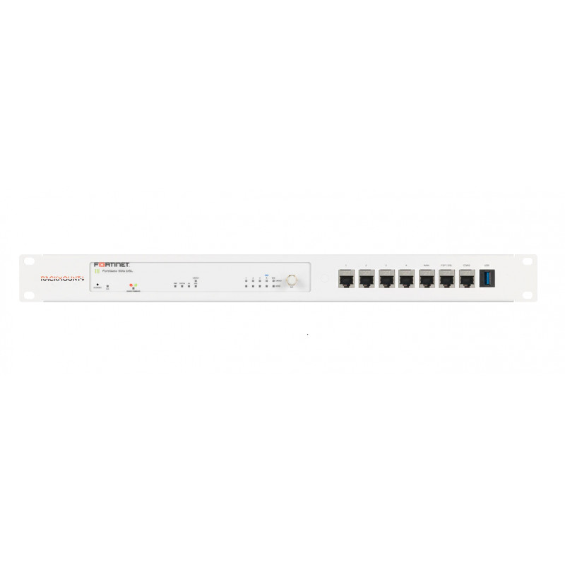 Rackmount.IT RM-FR-T21I suojattu rack-asennussarja FortiGate 50G-sarjalle