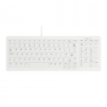 CHERRY Active Key MedicalKey AK-C7000F-U1-W/UK johdollinen USB-näppäimistö, valkoinen/vaaleanharmaa, IP68 tiivistetty, desinfioitava