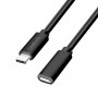 LogiLink CU0211 USB-C jatkojohto 100W 2m musta