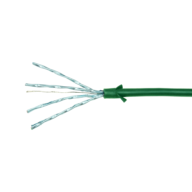 LogiLink SlimLine Cat 6a STP -verkkokaapeli RJ-45 5 m vihreä RAL 6029 CQ9075S