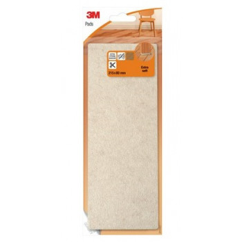3M Scotch huopatassut, erittäin pehmeä, 80 x 215 mm, beige, itseliimautuva, leikattava, sisäkäyttöön, 1 kpl (SP84A27)