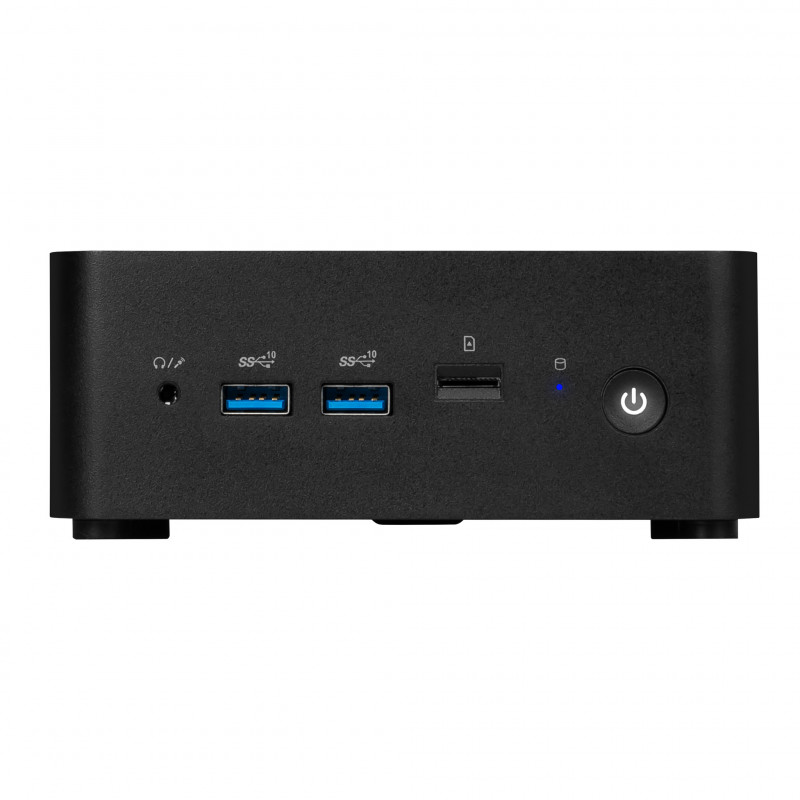 MSI Cubi NUC 1M-021DE Mini PC -barebone - Intel Core 5 120U, 8GB RAM, 512GB SSD, Windows 11 Pro, musta 00B0B111-021
