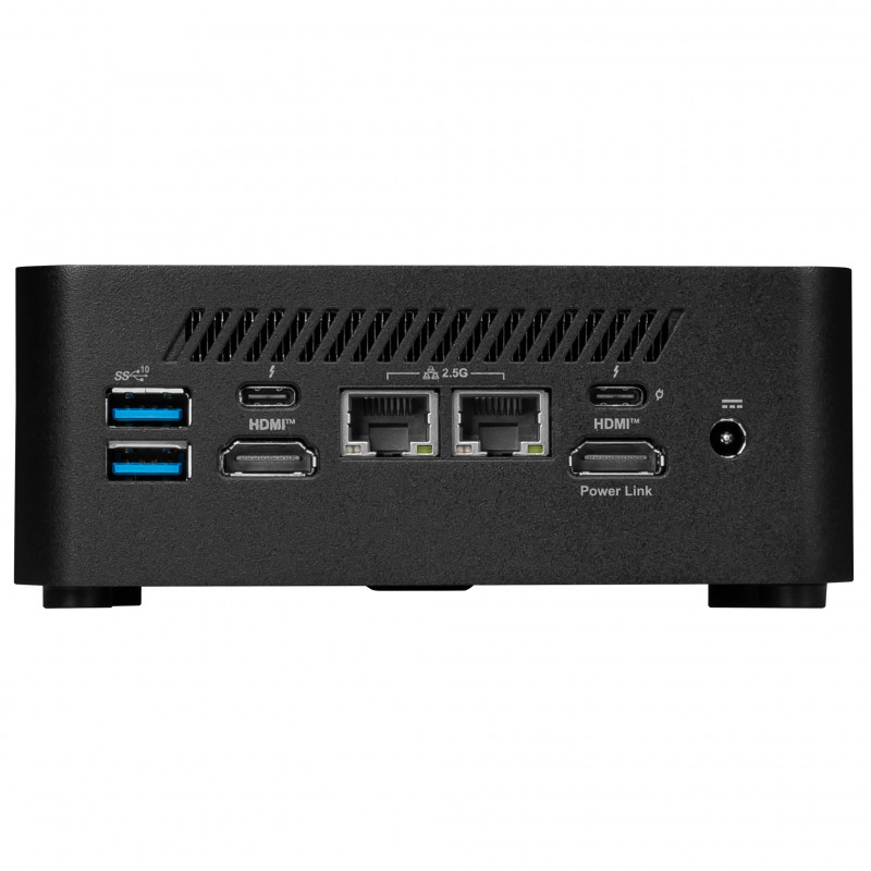 MSI Cubi NUC 1M-021DE Mini PC -barebone - Intel Core 5 120U, 8GB RAM, 512GB SSD, Windows 11 Pro, musta 00B0B111-021