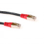 ACT 2m LSZH F/UTP Cat5e crossover-patchkaapeli, musta IB5102