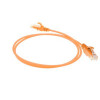 ACT oranssi 1,5 m LSZH U/UTP CAT6 Datacenter Slimline -verkkokaapeli snagless RJ45-liittimillä (DC9151)