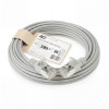 ACT harmaa 4 m LSZH S/FTP CAT6A Slimline -verkkokaapeli Snagless RJ45 (DB7004)
