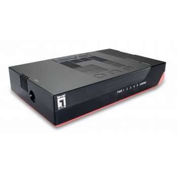 LevelOne GSW-0507 5-porttinen Gigabit Ethernet -kytkin - pöytämalli 0530147