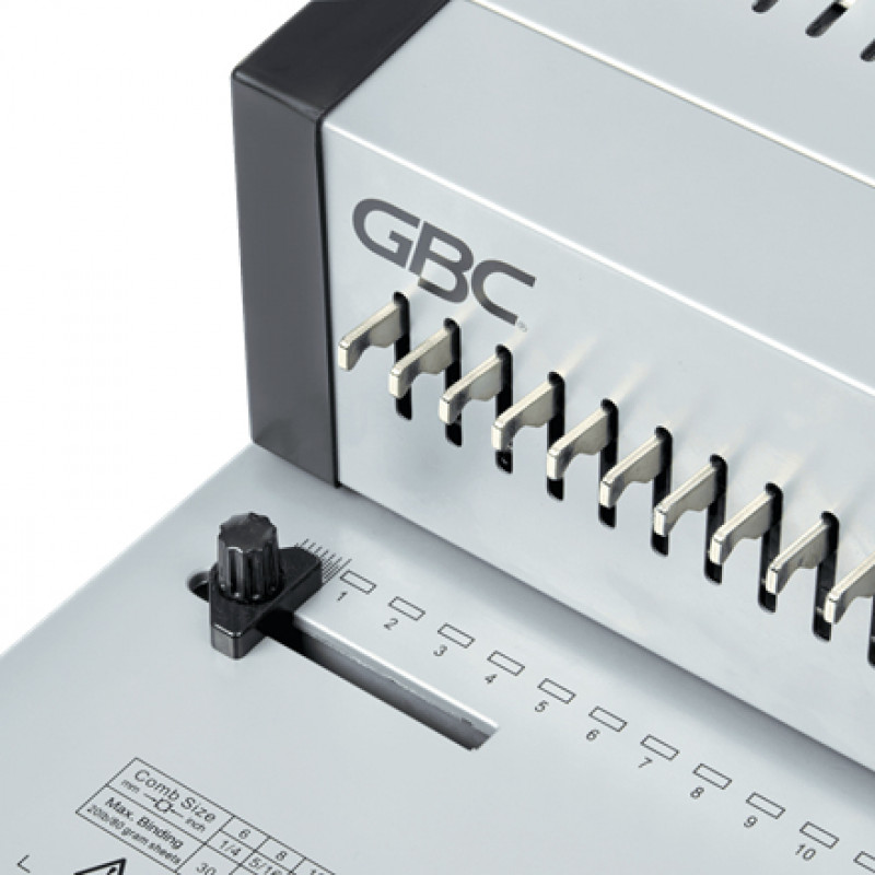 GBC CombBind CB25Pro muovikammiosidontakone, A4, 25 arkin lävistyskapasiteetti, 500 arkin sidontakapasiteetti, kokometallinen 4410037