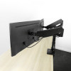 ACT AC8330 Office Solid Pro kaksoisnäyttövarsi, kaasujousi, tankoasennus, enintään 34"