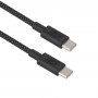 ACT USB 2.0 240W lataus-/datakaapeli USB-C - USB-C, musta, 2 m (AC3087)