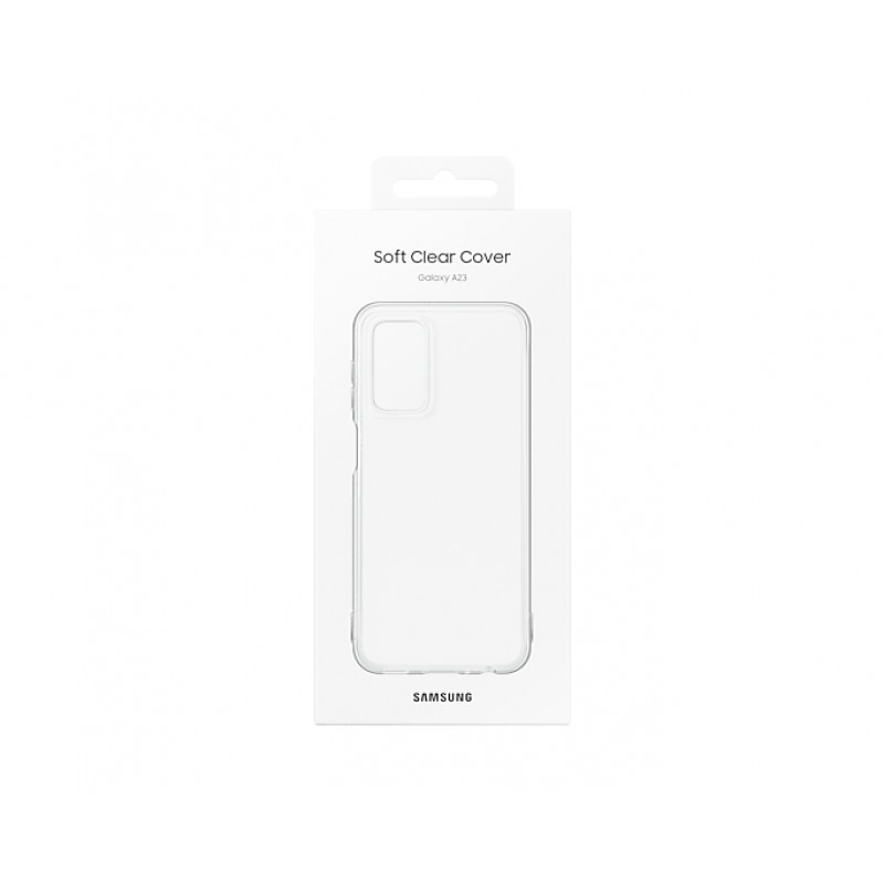 Samsung Soft Clear Cover EF-QA235 Galaxy A23 5G:lle, läpinäkyvä (EF-QA235TTEGWW)