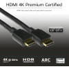 ACT AK3947 HDMI-kaapeli 6,1 m 4K 60 Hz HDR ARC 18 Gbps musta