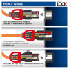 ACT virtakaapeli UK-pistoke - C15 IEC Lock+ musta 2 m, PC3884 (PL0082)