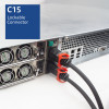 ACT virtakaapeli UK-pistoke - C15 IEC Lock+ musta 2 m, PC3884 (PL0082)
