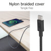 ACT USB 2.0 60W lataus-/datakaapeli USB-C - USB-C, musta, 1 metri (AC3082)