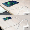 ACT USB 2.0 240W lataus-/datakaapeli USB-C - USB-C, valkoinen, 1 m (AC3084)