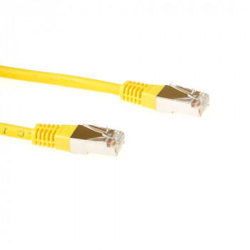 ACT FB9802 Cat6 S/FTP PIMF -verkkokaapeli, keltainen, 2 m, 10 Gbps, RJ45