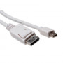 ACT AK3966 Mini DisplayPort - DisplayPort -kaapeli 3 m valkoinen