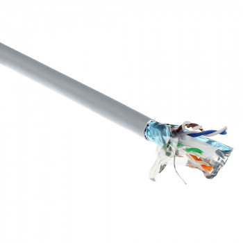 ACT CAT6A F/UTP Solid Twisted Pair -kaapeli, PVC, AWG 23, CPR: B2ca, 305 m XS6120