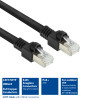 ACT FB8505 5 m S/FTP Cat.7 PUR joustava patchkaapeli, snagless RJ45, musta