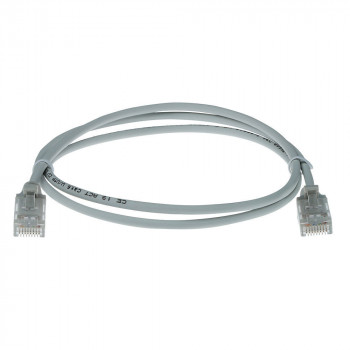 ACT harmaa 7 m LSZH U/UTP CAT6 datakeskus Slimline patchkaapeli snagless RJ45-liittimillä (DC9007)