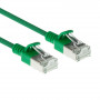 ACT vihreä 5 m LSZH S/FTP CAT6A Slimline patchkaapeli snagless RJ45-liittimillä (DB7705)