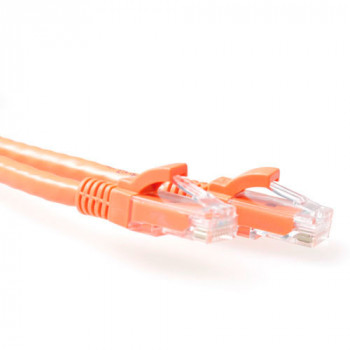 ACT IS1515 15 m oranssi Cat6 U/UTP snagless patchkaapeli