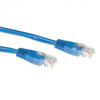 ACT sininen 5m LSZH U/UTP CAT6A -verkkokaapeli RJ45-liittimillä IB1305