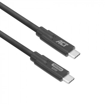 ACT AC7443 USB-C (M) – USB-C (M) -kaapeli, 24-napainen