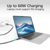 ACT AC7443 USB-C (M) – USB-C (M) -kaapeli, 24-napainen