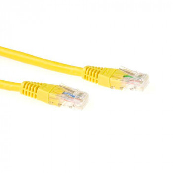 ACT keltainen 1,5 m LSZH U/UTP CAT6 -verkkokaapeli RJ45-liittimillä IB9851