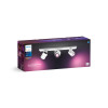 Signify Philips Hue White & Color Ambiance Argenta 3-spot kattovalaisin valkoinen