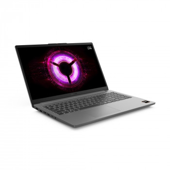 Lenovo LOQ 15ARP10E 83S000C7GE kannettava tietokone, 15,6 tuuman Full HD IPS 144Hz, AMD Ryzen 5 150, 16GB DDR5, 512GB SSD, GeForce RTX 3050 6GB, Windows 11 Home, saksalainen näppäimistö