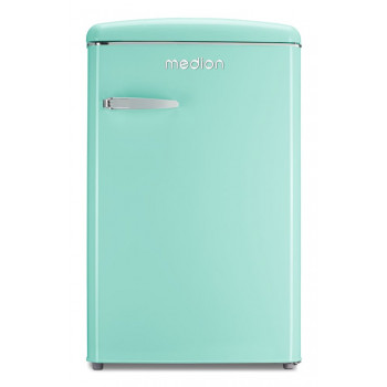 Medion MD37790 -retrojääkaappi turkoosi, 90L kokonaistilavuus, energiatehokkuusluokka E