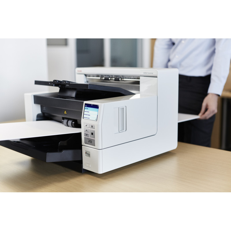 Kodak i4650 suurtehoasiakirjaskanneri, 130 ppm duplex, 500 arkin ADF, USB 3.0