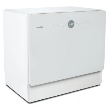Medion DWT50 (MD 37775) vapaasti seisova astianpesukone 50 cm leveys, 9 astiastoa, energialuokka F, valkoinen