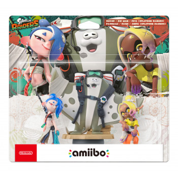 Nintendo Splatoon Raiders amiibo 3 kpl:n pakkaus: Mako, Muri ja Mantaro (Deep Cut) - NFC-figuurit Switchille