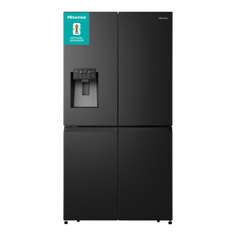 Hisense RQ760N4SBFE Side-by-Side-jääkaappi (American Style) 178,5 cm korkeus energialuokka E